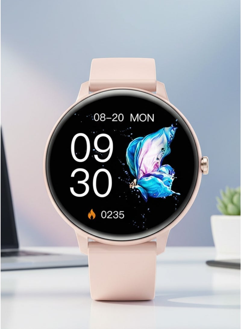 ساعة Aolon GTR Mini الذكية مع خاصية الاتصال عبر البلوتوث ومراقبة الصحة - شاشة عالية الدقة 1.39 بوصة، 115 وضع رياضي، مقاومة للماء بمعيار IP67 (موديل 2024)